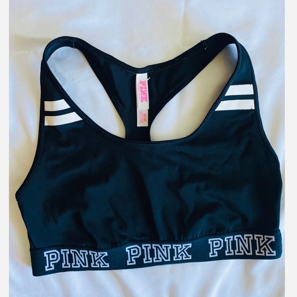 Black Sports Bra - Pink by Victoria’s Secret